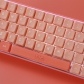 104+24 Pink Piggy XDA Keycaps Set PBT Dye Sublimation ANSI ISO Layout for GK61 64 68 84 87 104 108